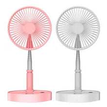 Load image into Gallery viewer, USB Fan Telescopic Folding Fan Desktop Landing Silent Car Interior Accessories Auto Cooling Device Air Fans For Home Car Office
