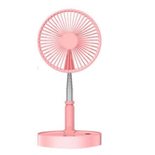 Load image into Gallery viewer, USB Fan Telescopic Folding Fan Desktop Landing Silent Car Interior Accessories Auto Cooling Device Air Fans For Home Car Office
