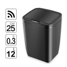 Load image into Gallery viewer, Automatic Touchless  Trash Cans Infrared Motion Sensor with Lid for Kitchen Bathroom Office Bedroom,12L/3.2Gal
