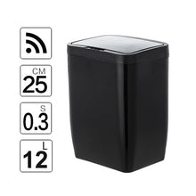 Load image into Gallery viewer, Automatic Touchless  Trash Cans Infrared Motion Sensor with Lid for Kitchen Bathroom Office Bedroom,12L/3.2Gal
