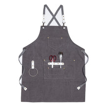Load image into Gallery viewer, 2020 New Thick Canvas Unisex Apron Bib Chef Kitchen Aprons for Women Men Coffee Shop Barber BBQ Bib working uniform
